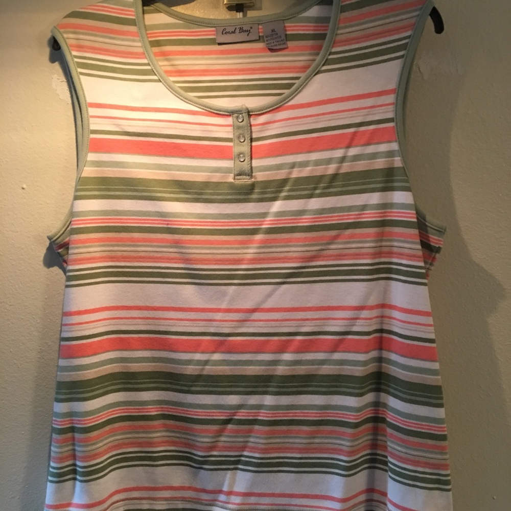 Multi colored striped Top